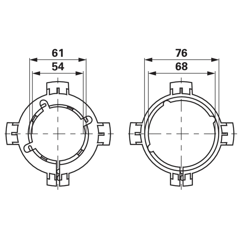 Weasler - 968-0607 - Set anelli di scorrimento