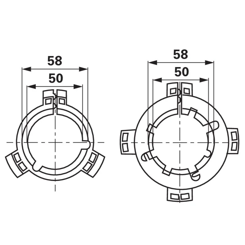 Weasler - AB4-80 - Set anelli di scorrimento