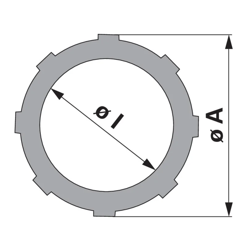 ZF - 155700220140 - Lamella esterna