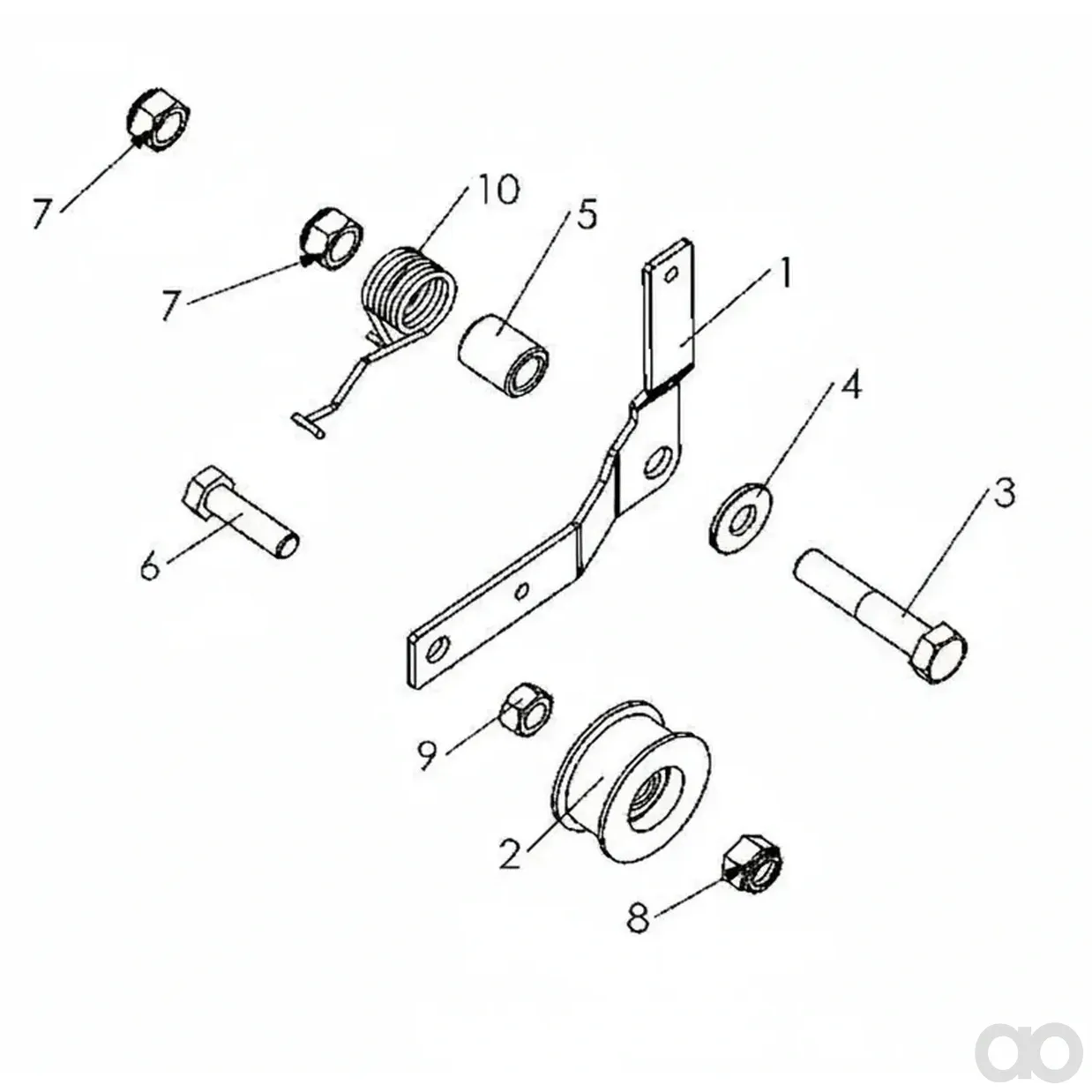 Husqvarna - 519653457 - Puleggia (Clutch Runner Roul 6200 ZZ)