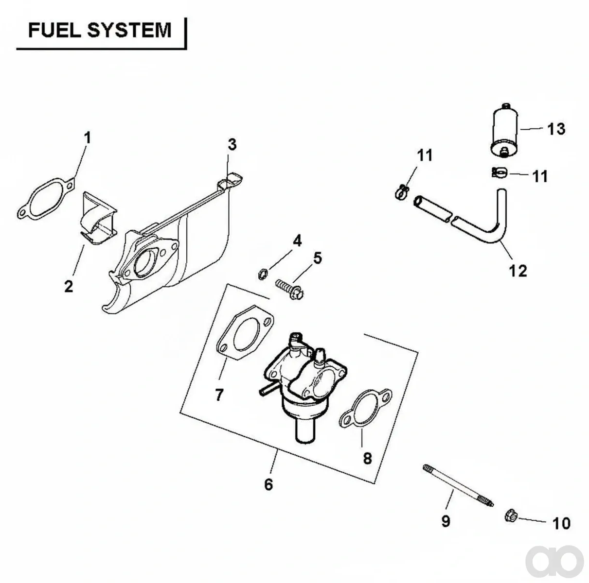 Husqvarna - 531029502 - Filtro per carburante