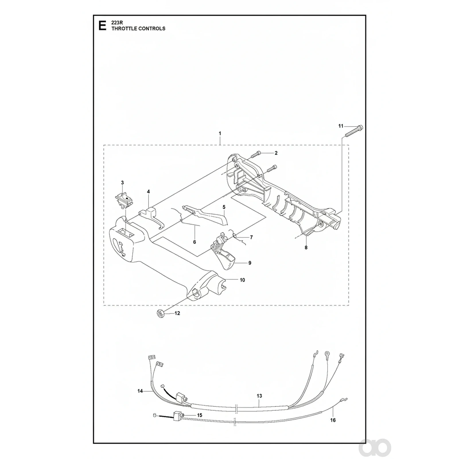 Husqvarna - 537173901 - Cavo del gas
