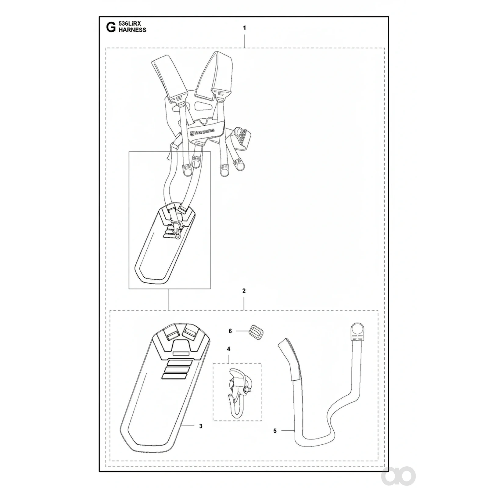 Husqvarna - 537275705 - Cintura