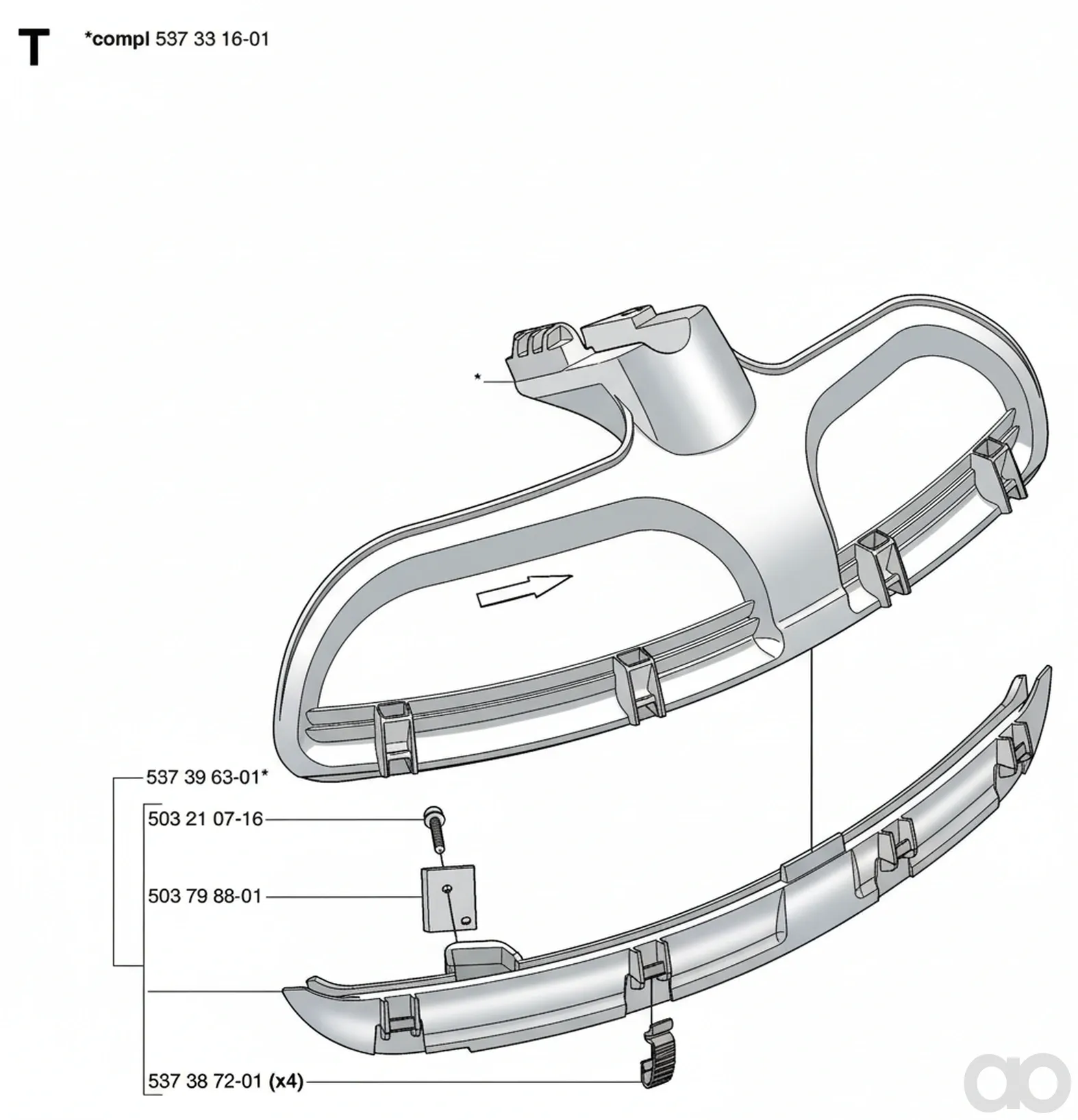 Husqvarna - 537331601 - Guardia combinata