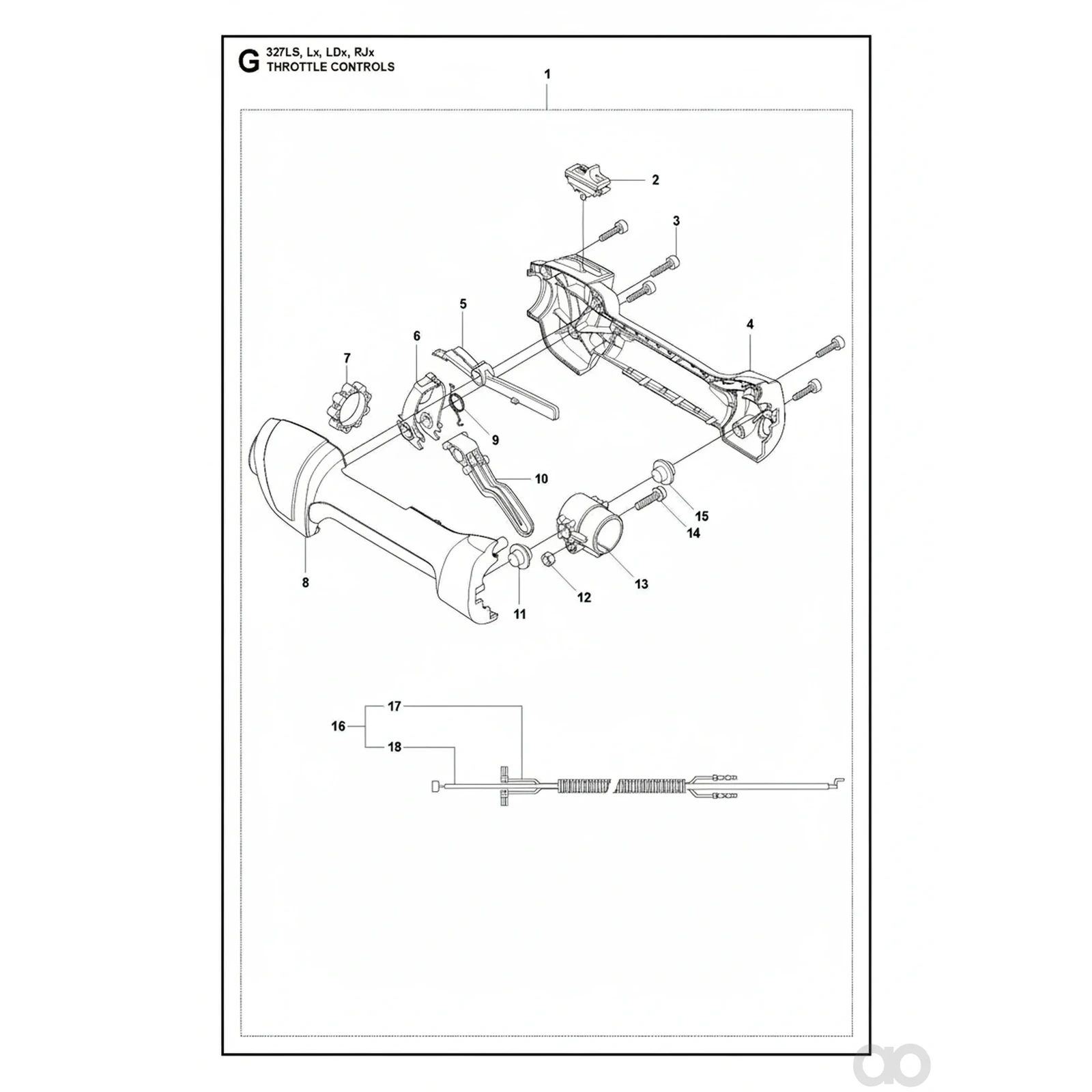 Husqvarna - 544171703 - Cavo del gas