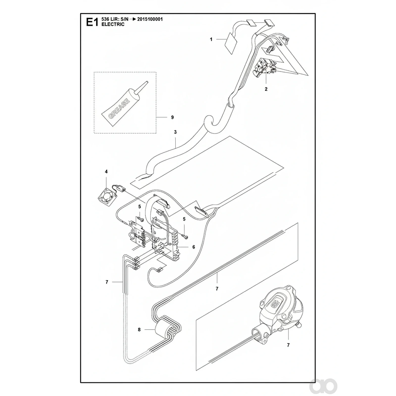 Husqvarna - 577033801 - Interruttore di scatto