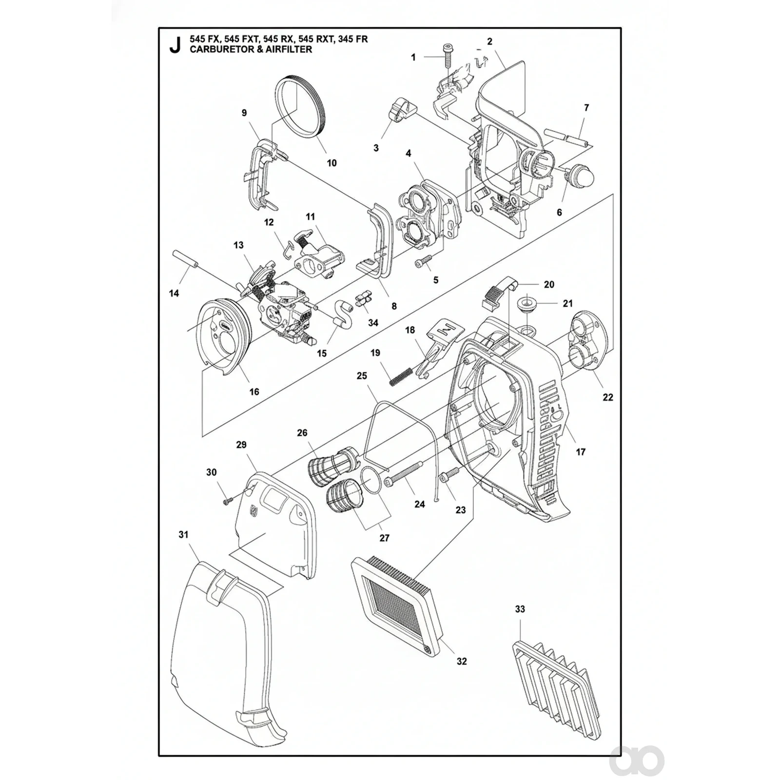 Husqvarna - 580803901 - Carburatore