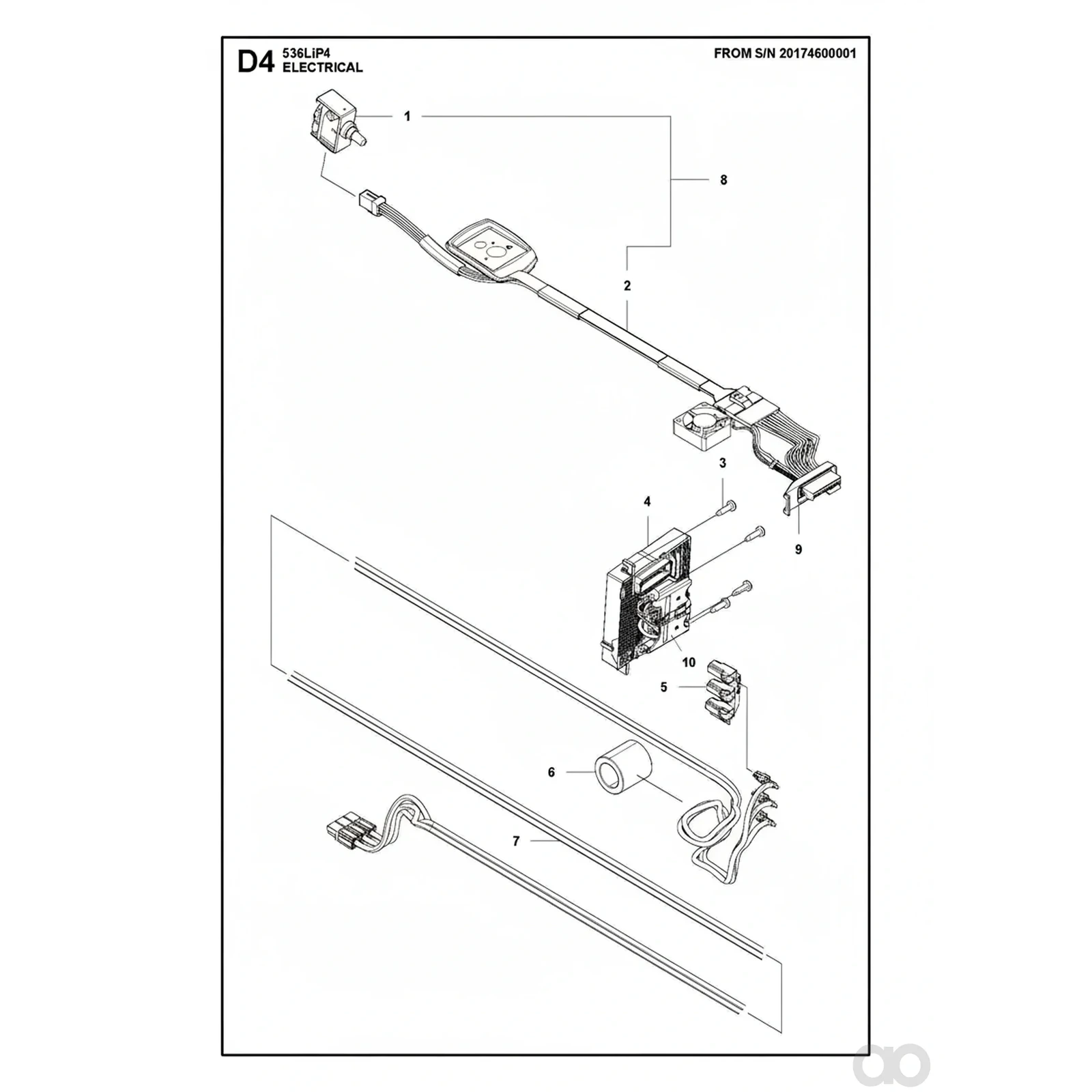 Husqvarna - 582050701 - Interruttore