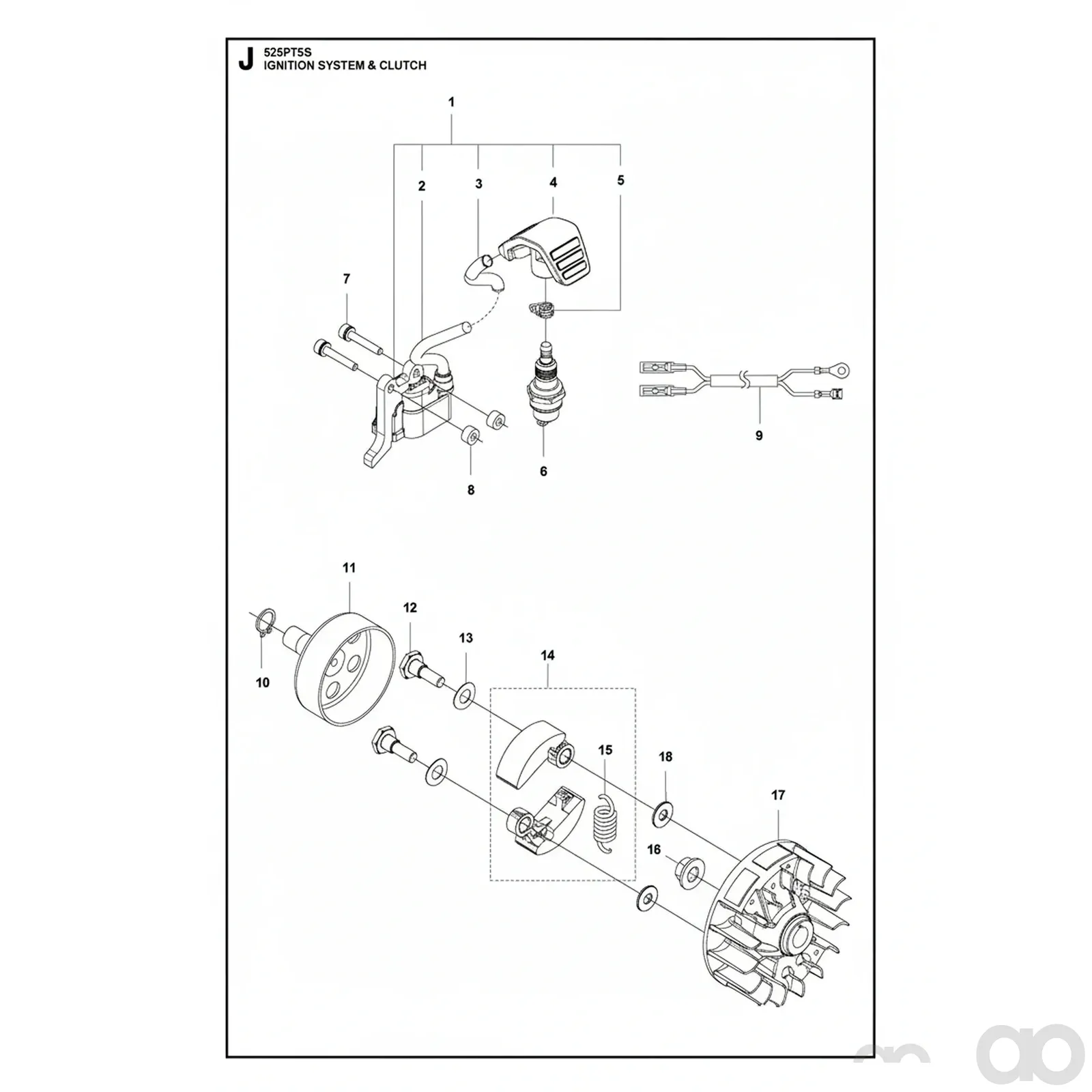 Husqvarna - 588141501 - Bobina di accensione
