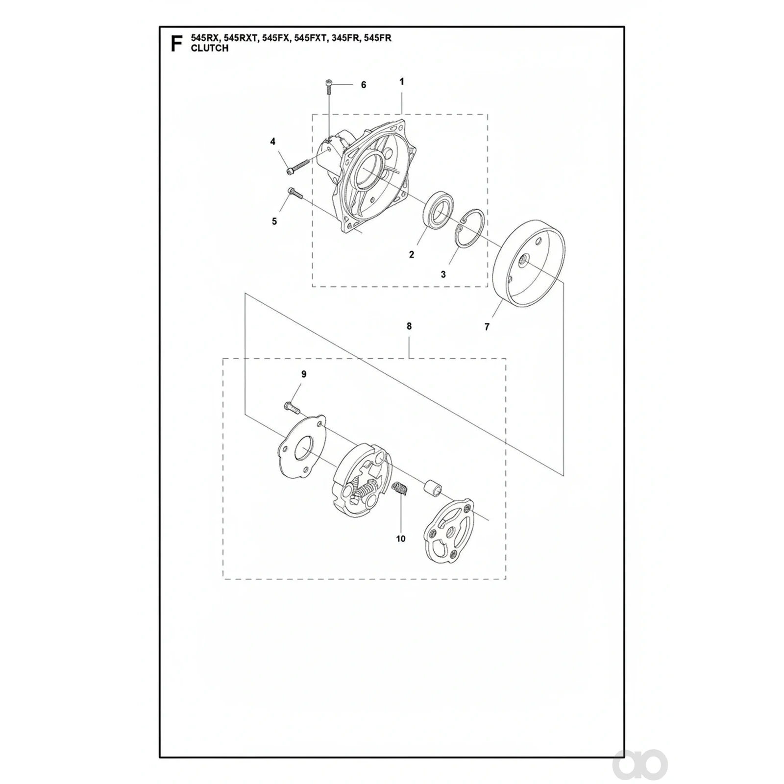 Husqvarna - 594512301 - Assemblaggio frizione
