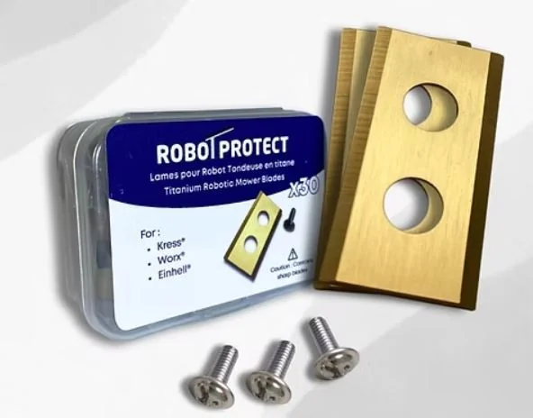 Cliplift - 0230009 - Lame robot in titanio X30 Kress/Worx/Einhel