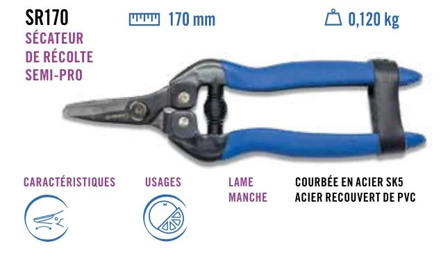 Iseki - SR170 - Potatore da raccolta con lama curva