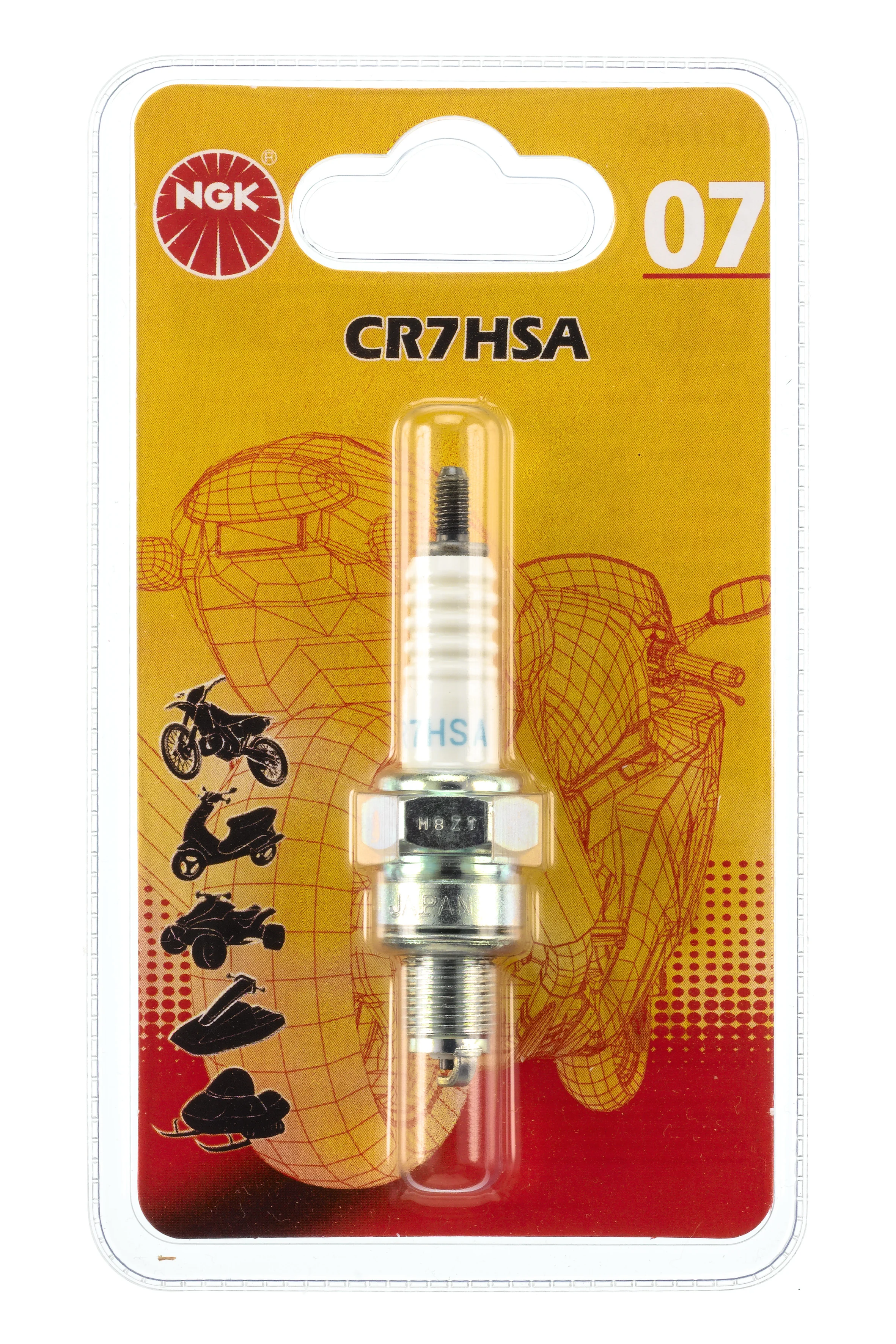NGK - CR7HSABL - Candela BL12RNO7 Blister