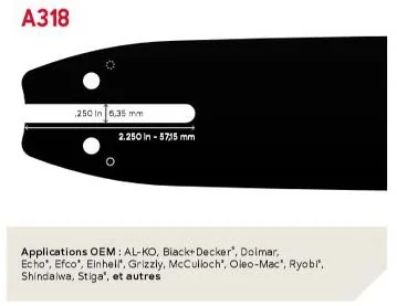 Oregon - 104MLEA318 - Guida Micro-Lite 25 cm