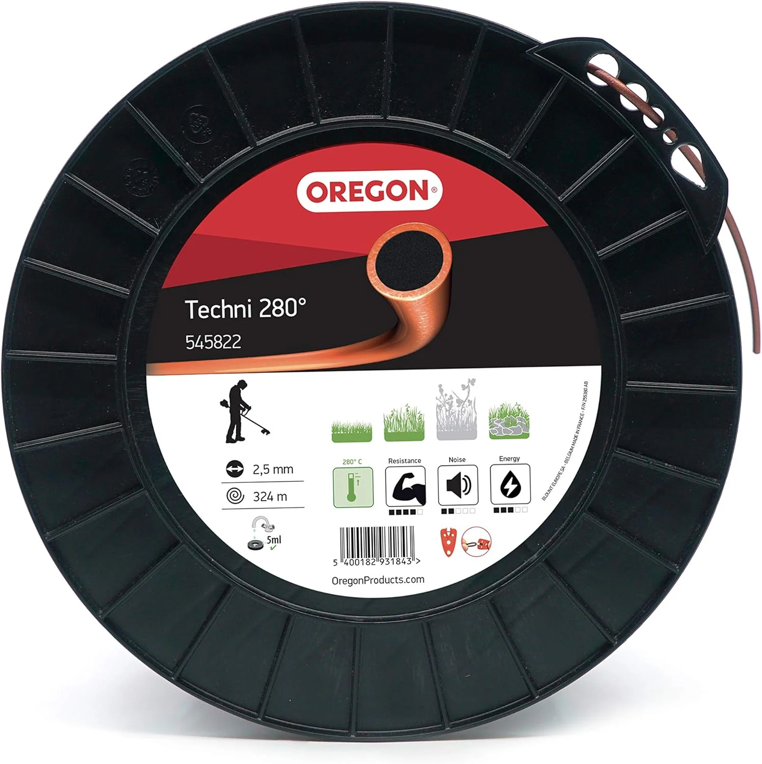 Oregon - 545822 - Techni 280°/HEATMAX 2.5 MM 324M
