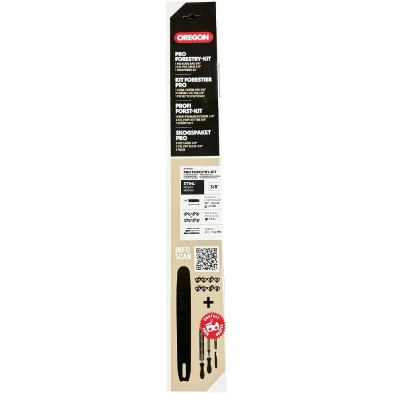 Oregon - 649555 - Kit forestale professionale 3/8 40CM 60DL