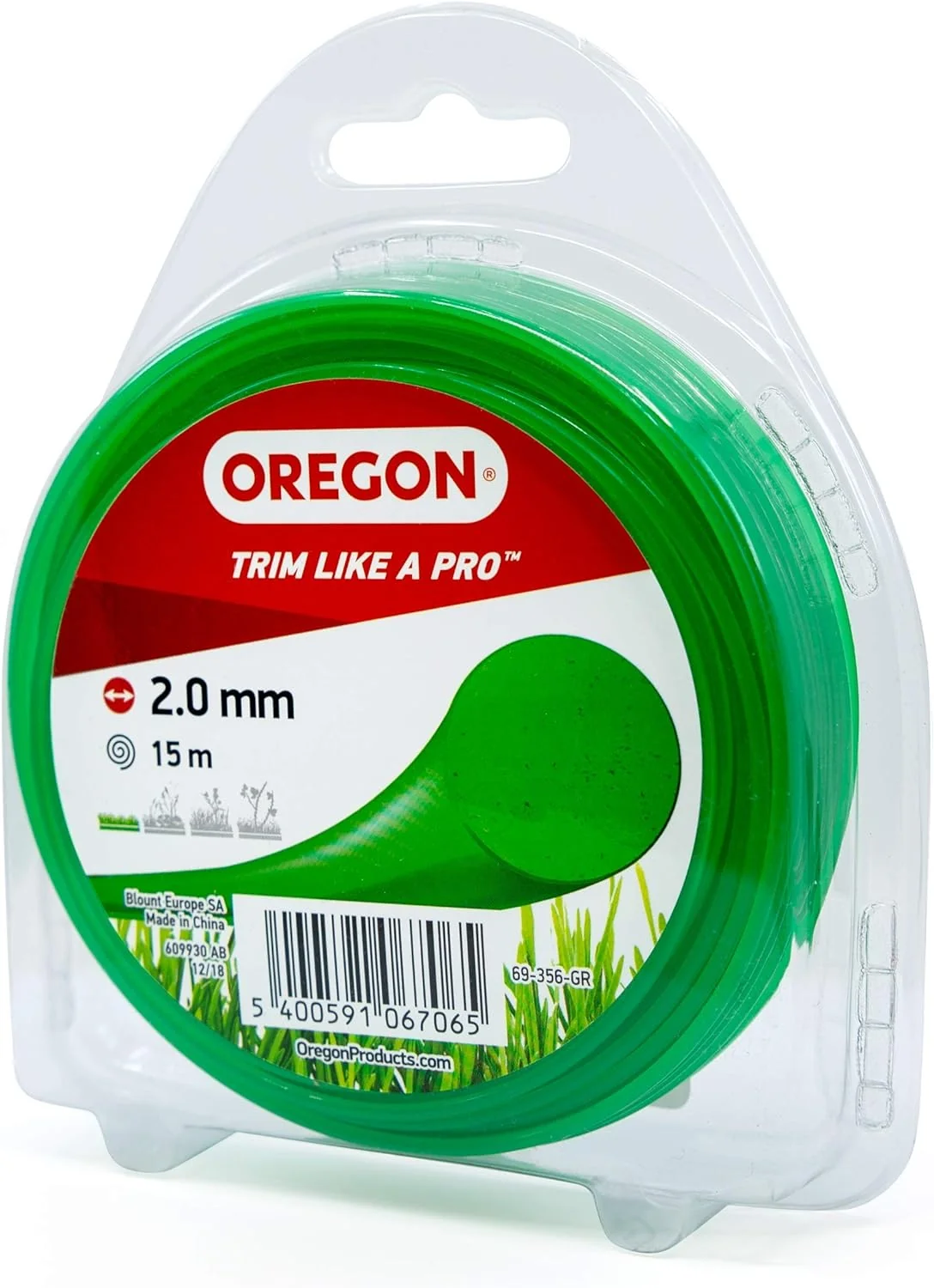 Oregon - 69356GR - Linea rotonda verde 2.0 MM 15M