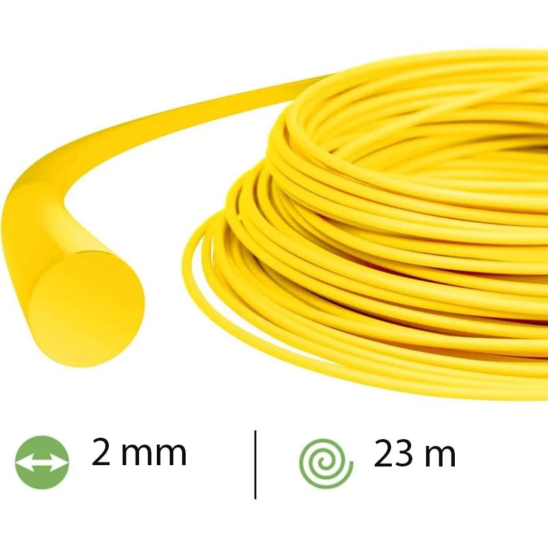 Rotary - 080CS16 - Linea rotonda gialla .080 pollici/2,0 mm 23 m Outlast
