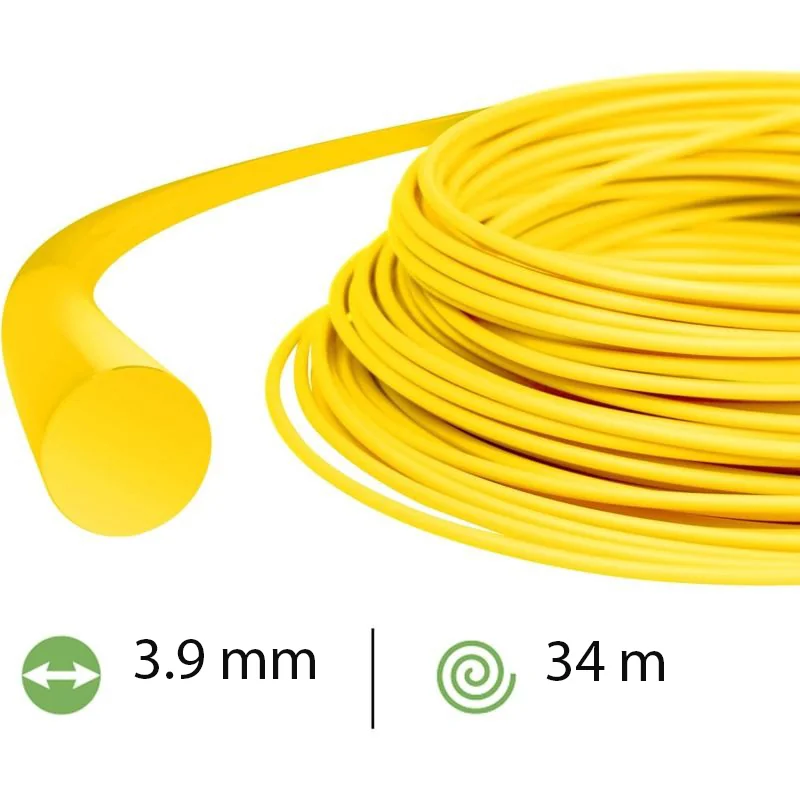 Rotary - 155DL12 - Linea rotonda gialla .155 pollici/3,9MM 34M Outlast