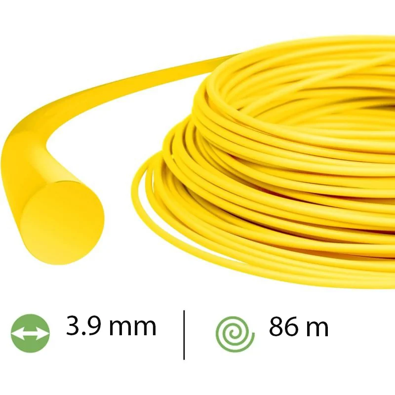 Rotary - 155S39 - Linea rotonda gialla .155 pollici/3,9MM 86M Outlast