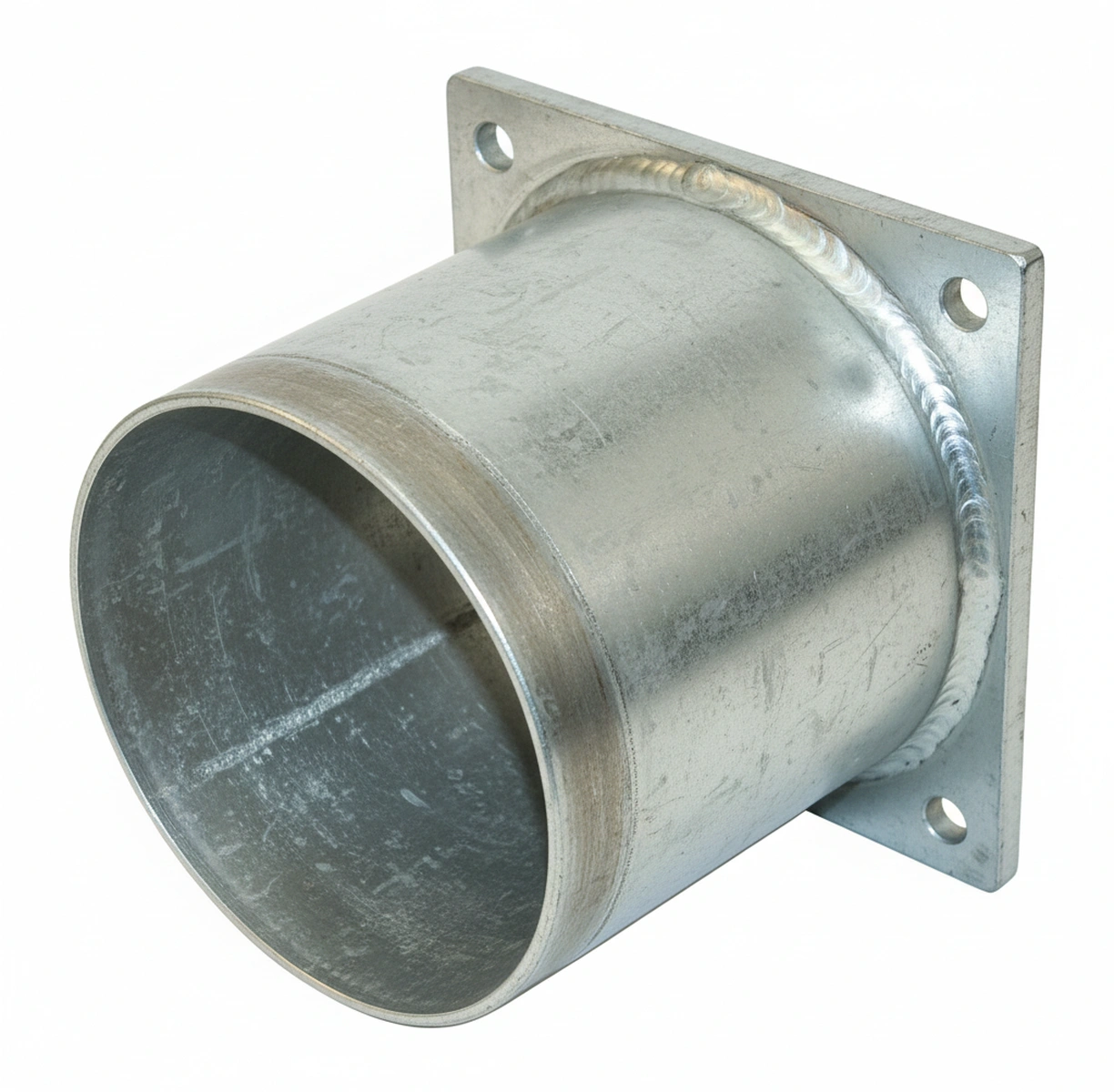 Kramp - 4306000Z - Fianco quadrato 4" + estremità filettata