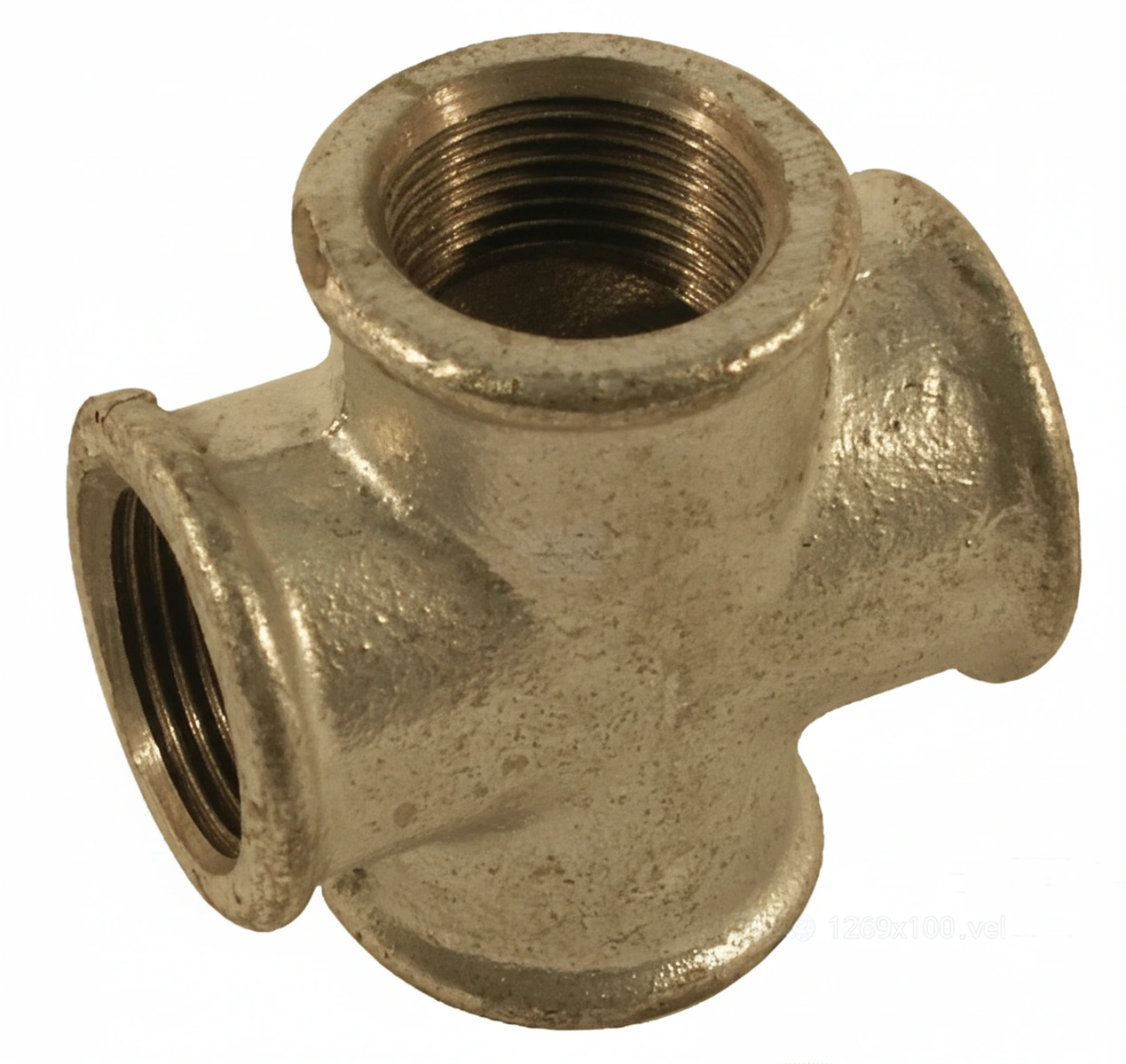 Kramp - FG180112 - Unione 4 vie zincata 4xM 1 1/2"