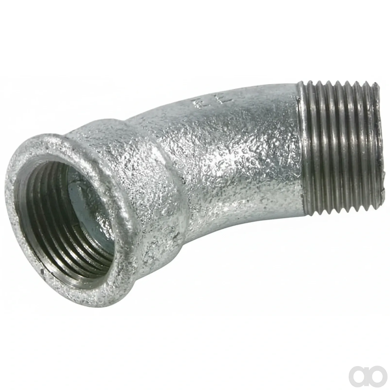 Kramp - FG402 - Gomito 45° zincato F/M 2"