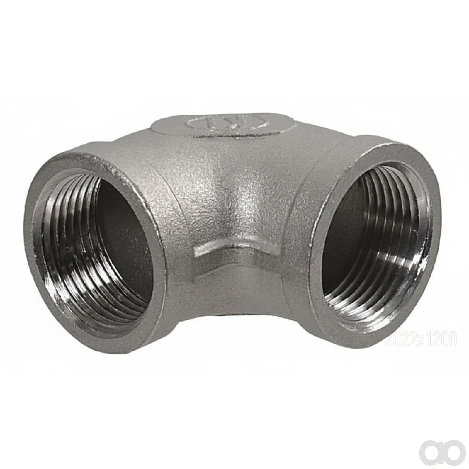 Kramp - FG902RVS - Gomito 90° S.S. 2x F 2"