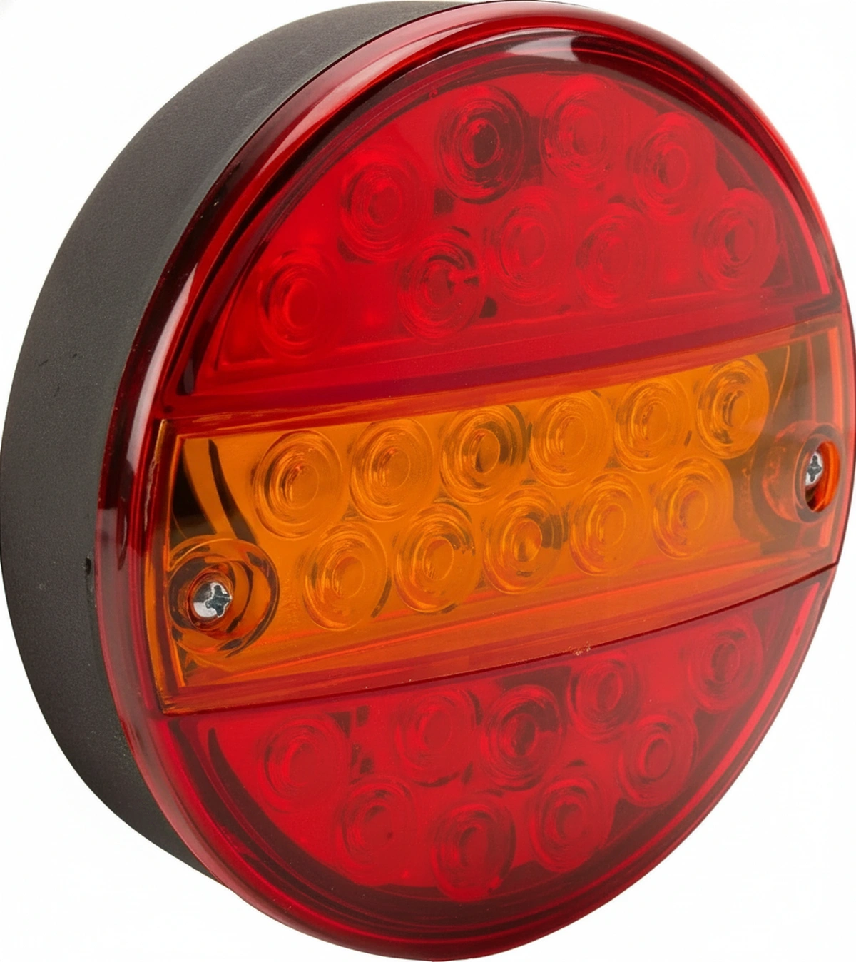 Kramp - LA40042 - Faro posteriore multifunzione a LED, rotondo, 12-24V, diametro 142 mm, 5 poli