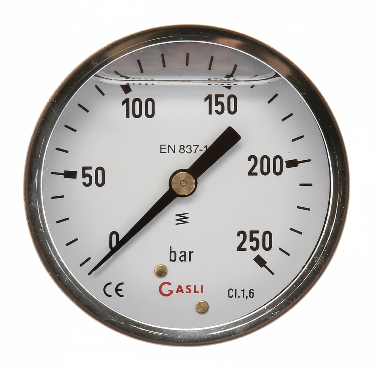 Kramp-ma63250b04ssgf - Pressure gauge Ø63 0–250bar 1/4" rear