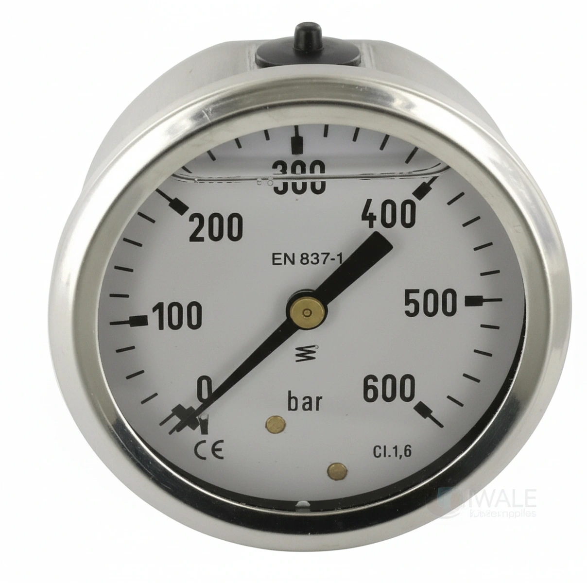 Kramp-ma63600b04ssgf - Pressure gauge Ø63 0–600bar 1/4" rear