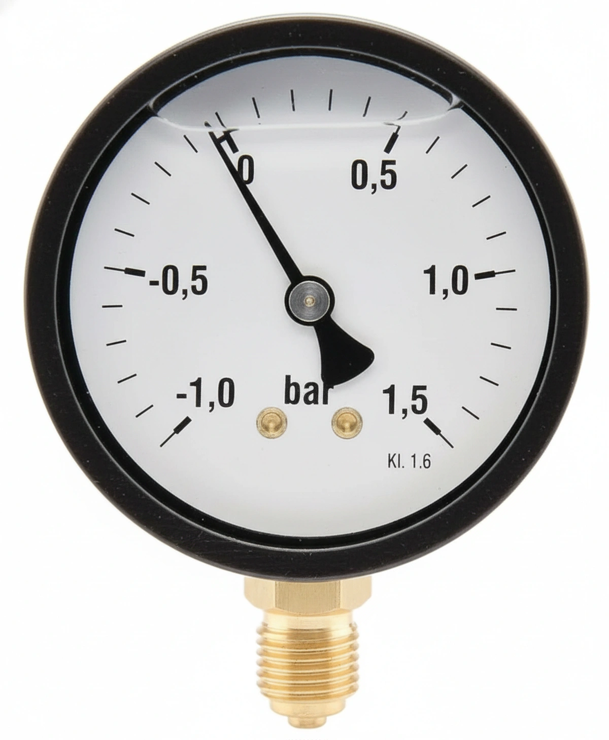 Kramp-mav630115l04ssgf - Pressure gauge Ø63 -1+1.5bar 1/4" bottom