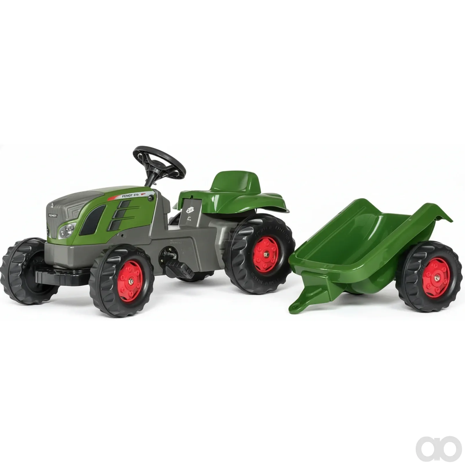 Kramp-r01316 - Pedal tractor with trailer, Fendt Vario 516, from age 2.5, rollyKid by Rolly Toys