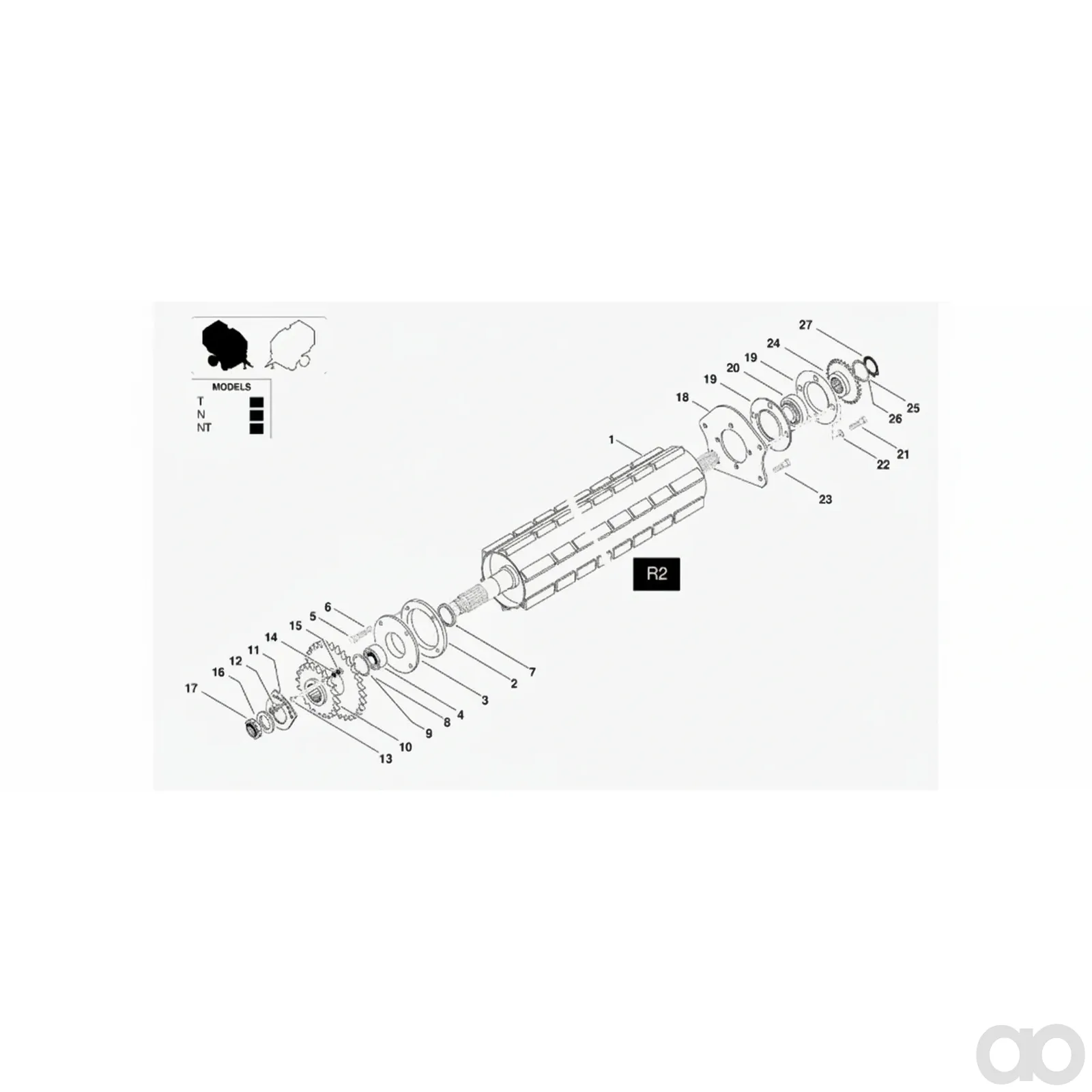 Kverneland - KB3908A58 - Rotella