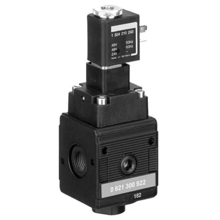 Aventics - 0821300937 - Valvola 3/2 vie, elettrica, tipo NL4-SOV-G012-SOE-CON-SS