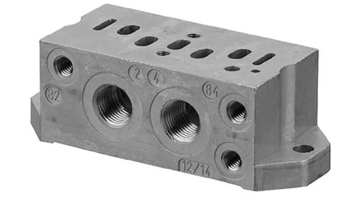 Aventics - 1825503890 - Singola piastra di attacco, tipo BASE PLATE CD02-AL-G1/8-BP1