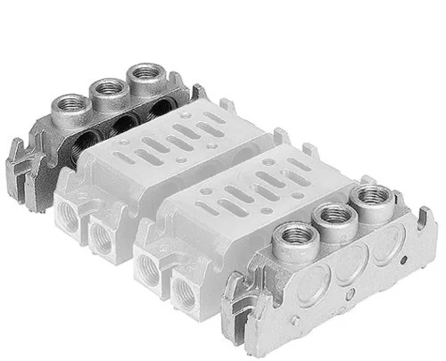 Aventics - 5801510000 - Piastra terminale sinistra, piastra terminale, tipo END PLATE ISO1,G3/8-G1/4 PAIR
