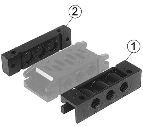 Aventics - 5801850000 - Piastra terminale sinistra, piastra terminale