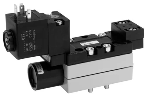 Aventics - 5811670650 - Valvola 5/2 vie, Serie 581, Tipo V581-5/2AR-024DC-I1-ACNO-LBX-AA-D-C-T0