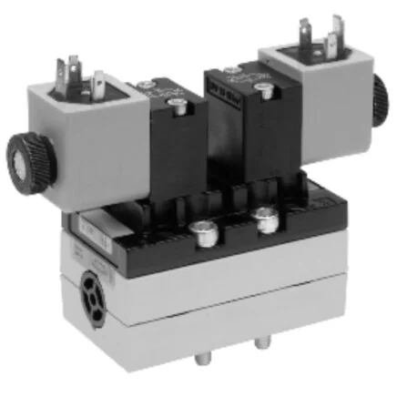 Aventics - 5812490530 - Valvola 5/3 vie, Serie 581, Tipo V581-5/3CC-024DC-I2-2CNO-HNX-AA-X-C-T0