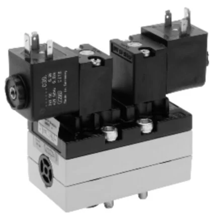 Aventics - 5812590440 - Valvola 5/3 vie, Serie 581, Tipo V581-5/3EC-230AC-I2-2CNO-HUX-AA-X-C-T0