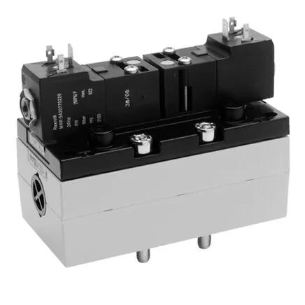 Aventics - 5814591190 - Valvola 5/3 vie, Serie 581, Tipo V581-5/3EC-024DC-I4-2CNF-HUX-AA-X-C-T1