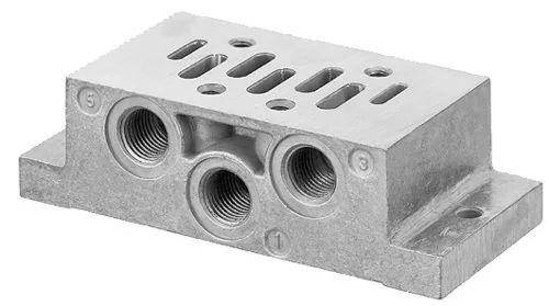 Aventics - 8985041404 - Piastra di attacco, tipo piastra di attacco ISO4 A-G3/4-BSPP