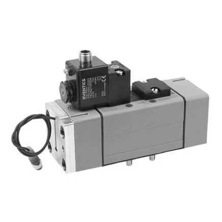Aventics - R422003651 - Valvola 5/2 vie, Serie IS12, Tipo IS12-5/2NC-SR-024DC-E-ISO5599GR2-ND-PD