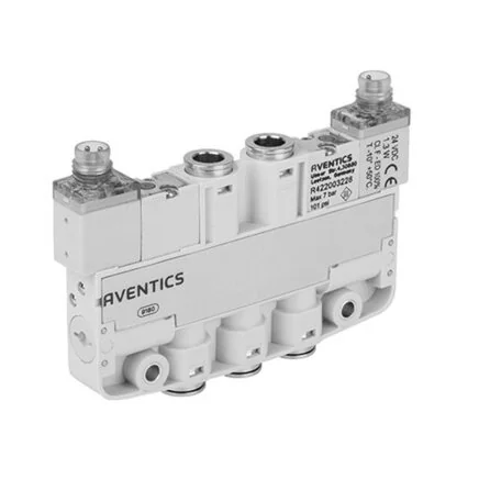 Aventics - R422103574 - 2x3/2 vie Valvola, Serie LS0, Tipo LS04-3/2OO-024DC-AF-I-M8-D6-NEW
