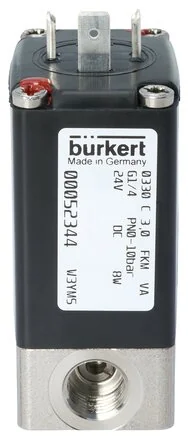 Burkert - 0330-A-02,0-AA-VA-NM82-024/DC--457684 - Elettrovalvola 2/2 vie, azionamento diretto