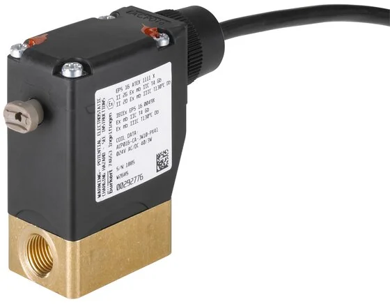 Burkert - 0330-B-04,0-BB-MS-GM82-024/UC--353613 - Elettrovalvola 2/2 vie Ex, azionamento diretto