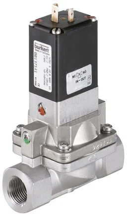 Burkert - 5282-00-A13,0AAVAGM84-0-024/DC-220297 - Elettrovalvola 2/2 vie, servoassistita