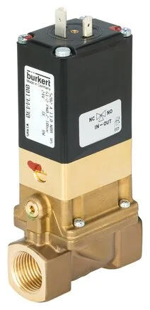 Burkert - 5282-00-A20,0BBMSGM85-0-024/56-134435 - Elettrovalvola 2/2 vie, servoassistita