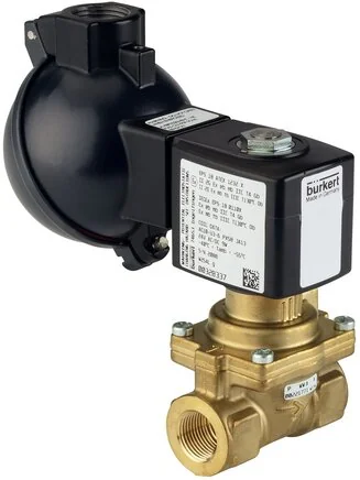 Burkert - 6281-EV-A25,0BBMSGM87-6-024/UC-349737 - Elettrovalvola 2/2 vie, servoassistita